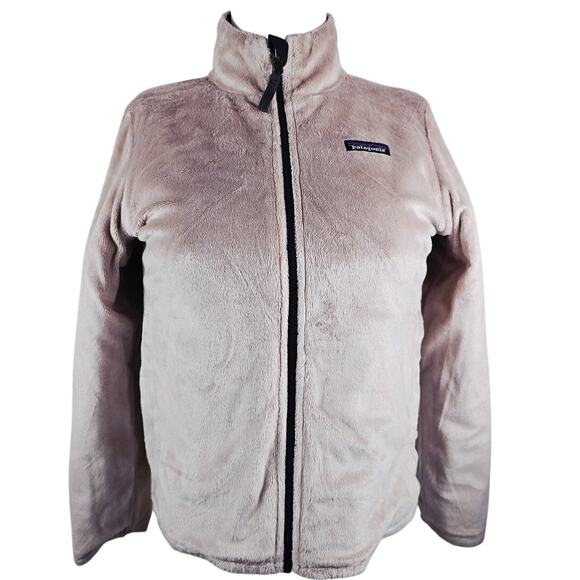 Patagonia Reversible Ready Freddy Hoody Jacket Navy Blue Fleece Boys M 10 - Picture 4 of 8